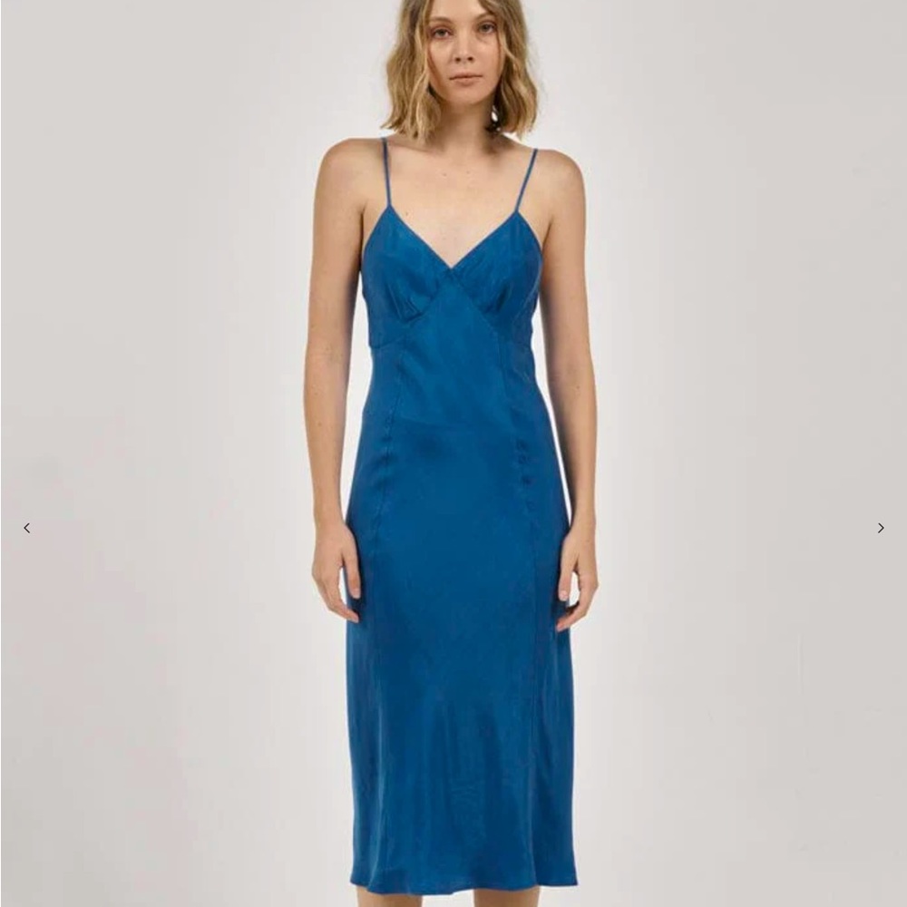 ✨ RUTH Anthropologie 100% Silk Slip Dress - Size 8